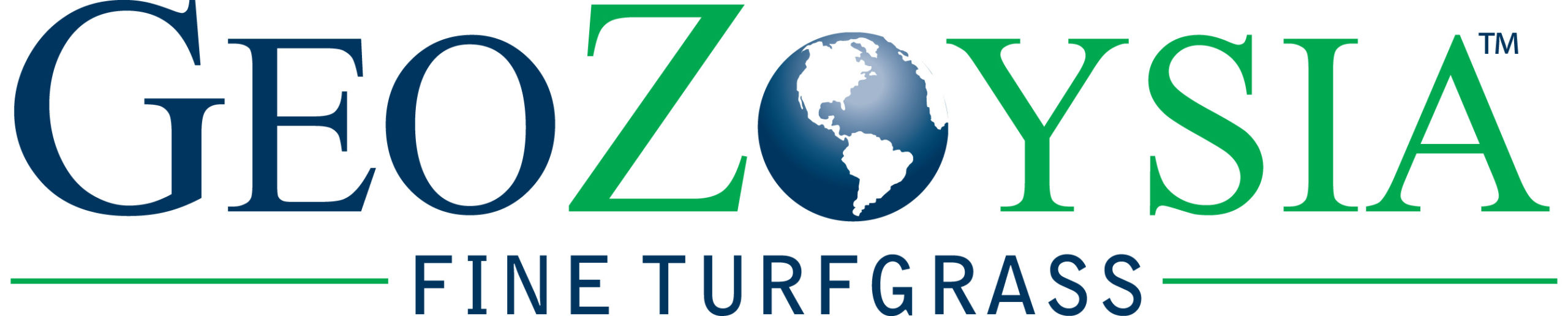 Geo Zoysia fine turfgrass logo
